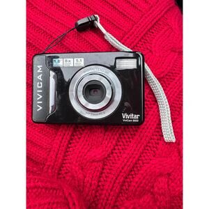 Vivitar ViviCam 5022 Purple 5.1MP Digital Camera TESTED WORKING